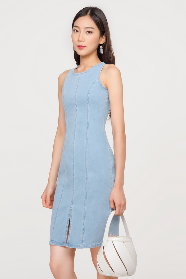 Sydney Denim Midi Dress