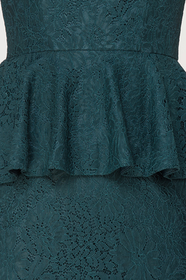 Melissa Lace Peplum Dress