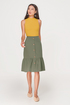 Kacey Ruffle Midi Skirt