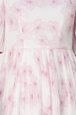 Delphine Floral Pleated Romper