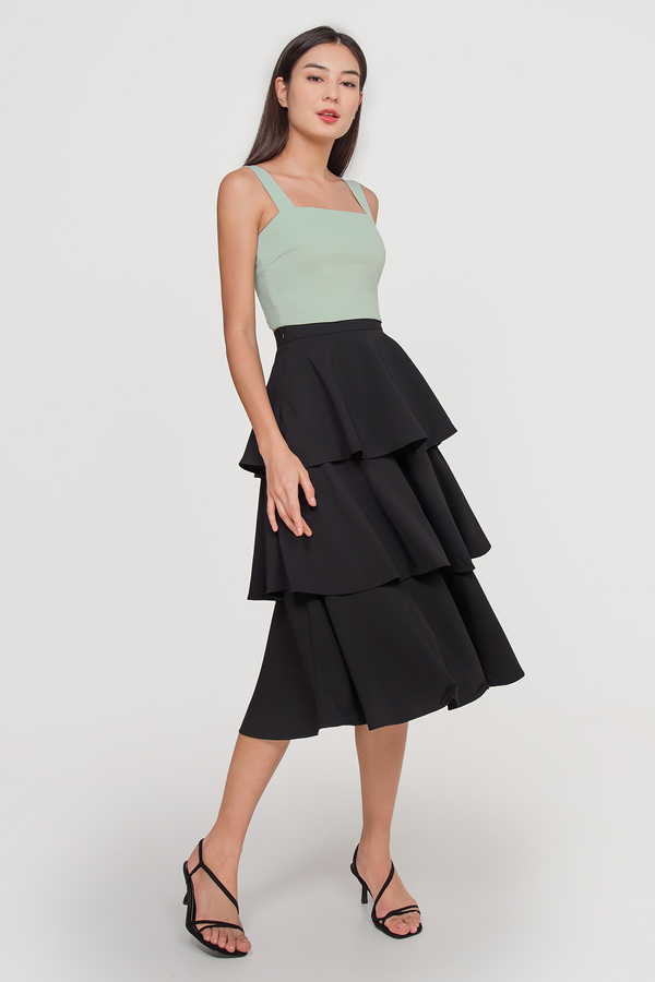 Icing Layered Midi Skirt