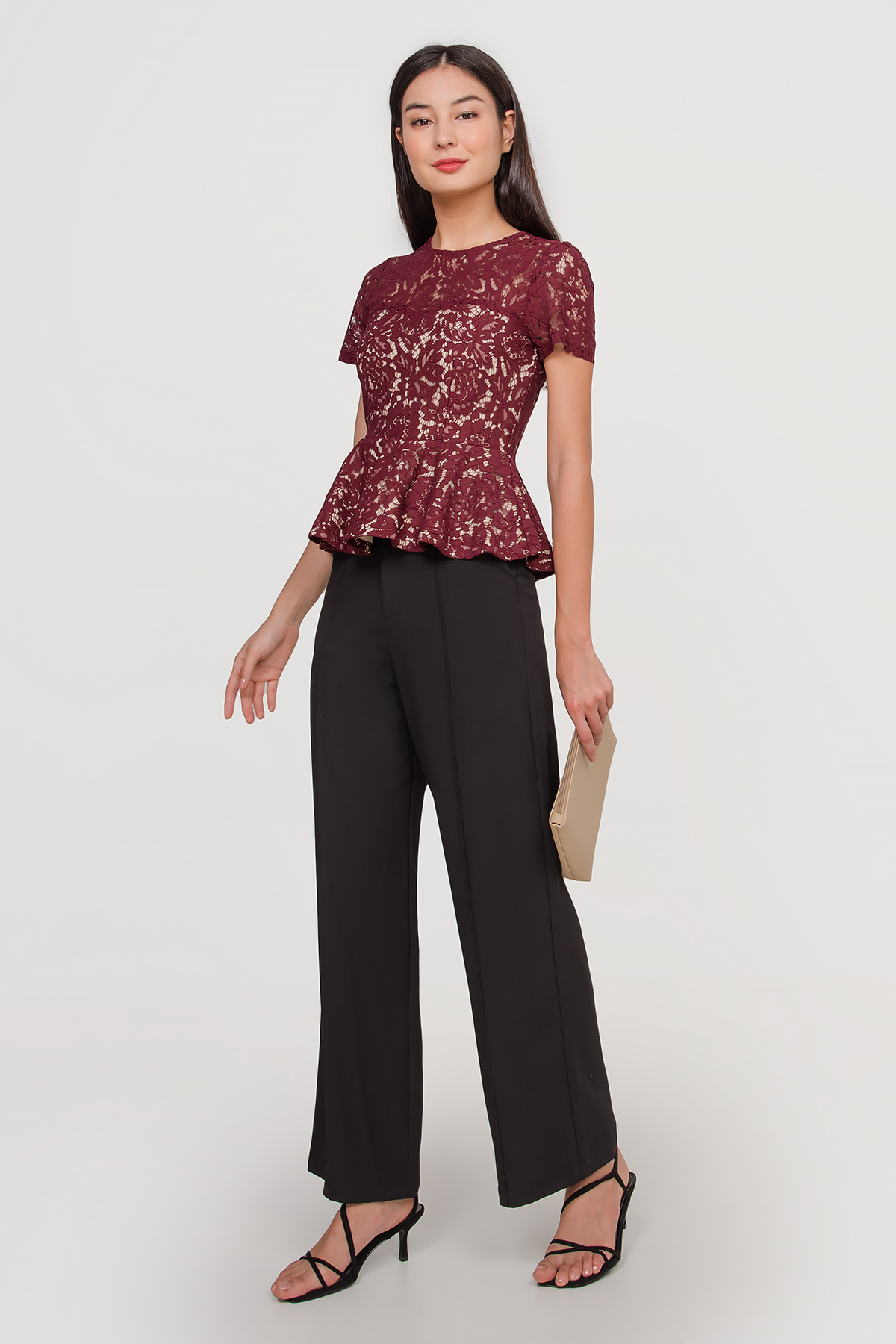 lace peplum