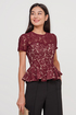 Loiree Lace Peplum Top