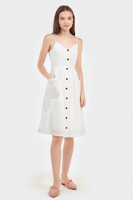 Laela Eyelet Dress