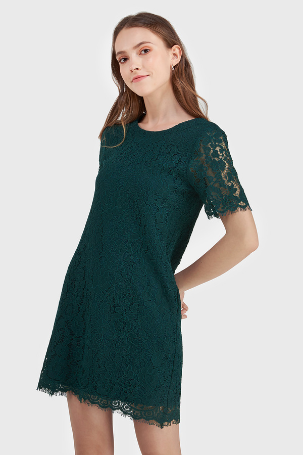 Kim Square Back Lace Dress