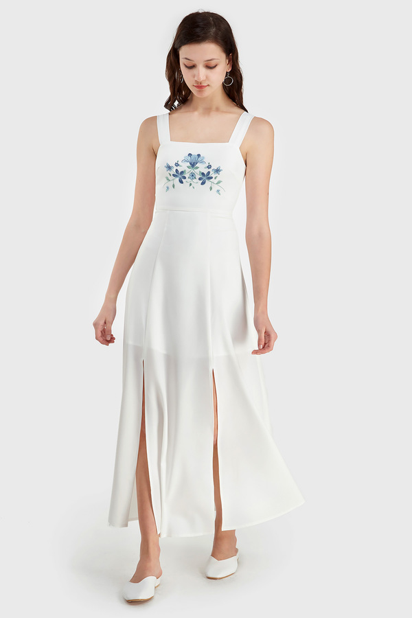 Lyla Embroidered Maxi Dress