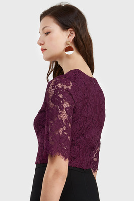 Sophia Lace Crop Top