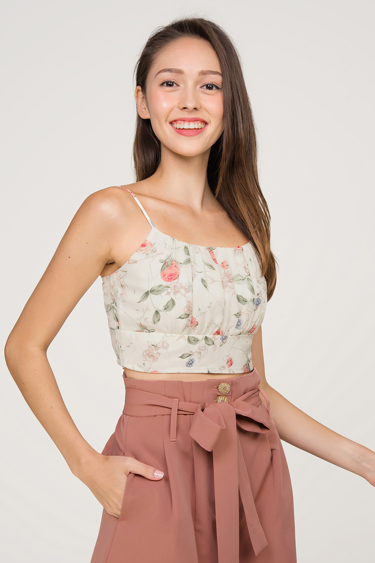 bow bustier top