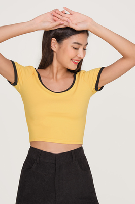 Georgeta Ringer Crop Top
