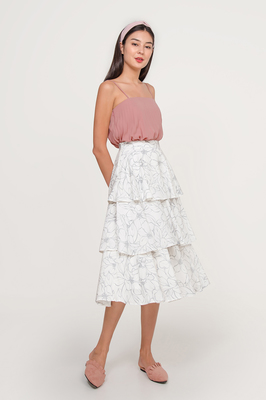 Arizona Layered Midi Skirt