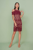 Amie Lace Cold Shoulder Dress