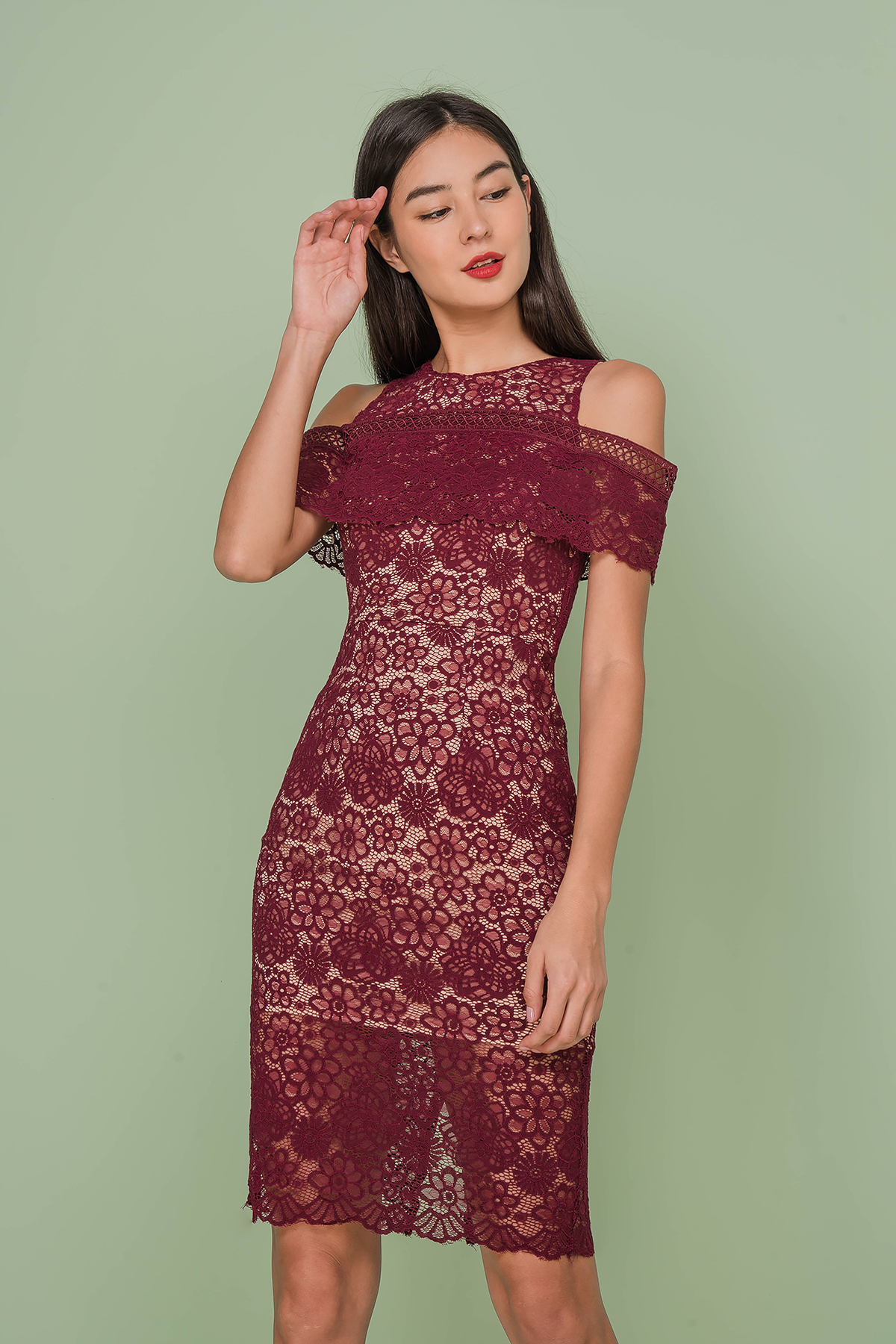 elegant cold shoulder dresses