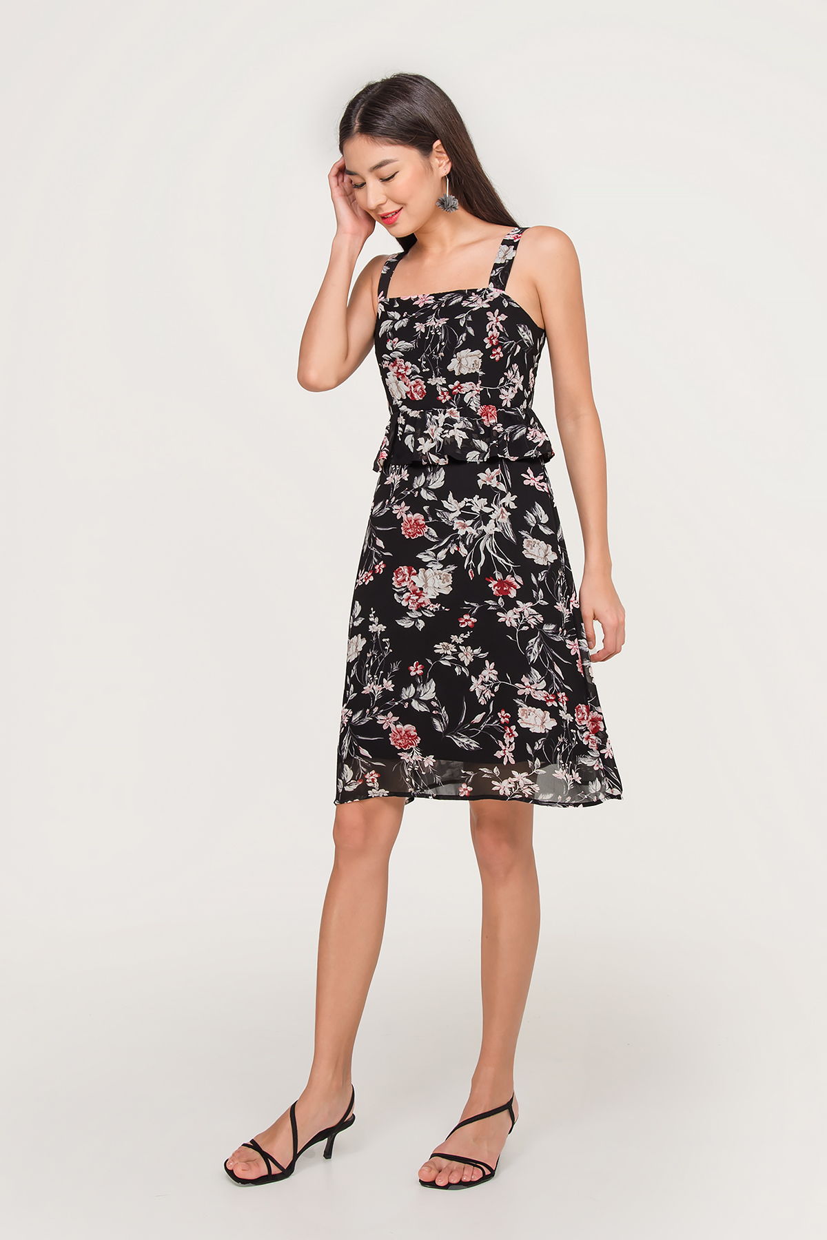 Fayth • Aster Ruffle Peplum Dress