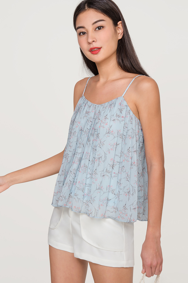 Florabelle Pleated Top