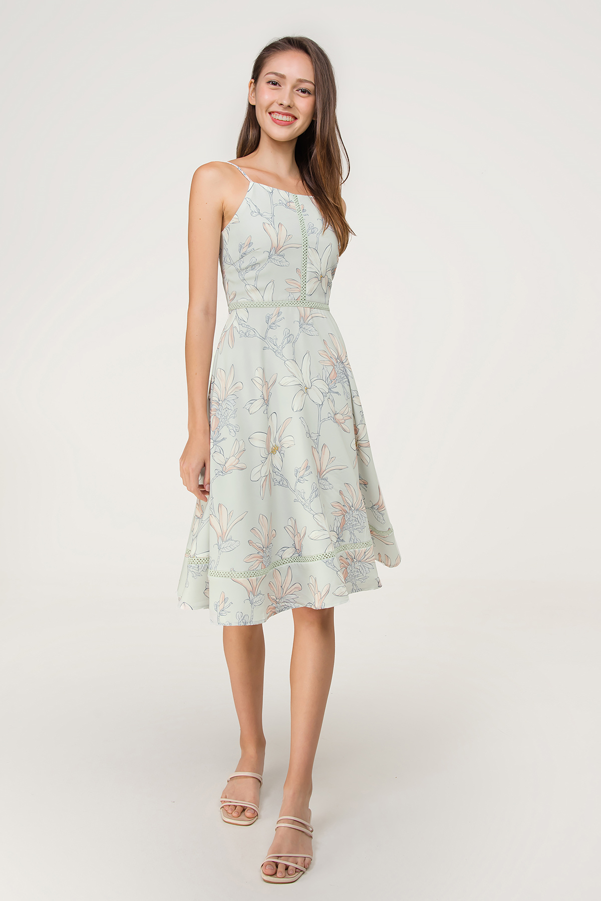 gracella embellished halter dress