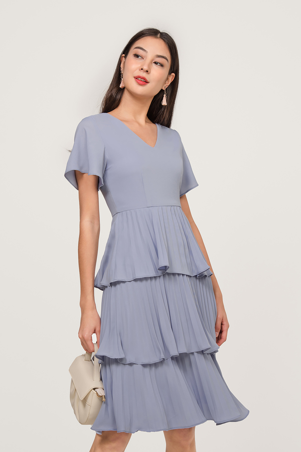 Eversong Layered Pleated Dress