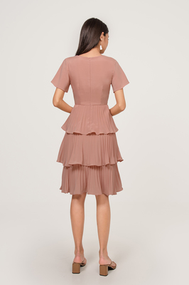 Eversong Layered Pleated Dress