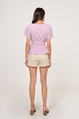 June Broderie Top