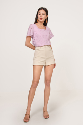 June Broderie Top