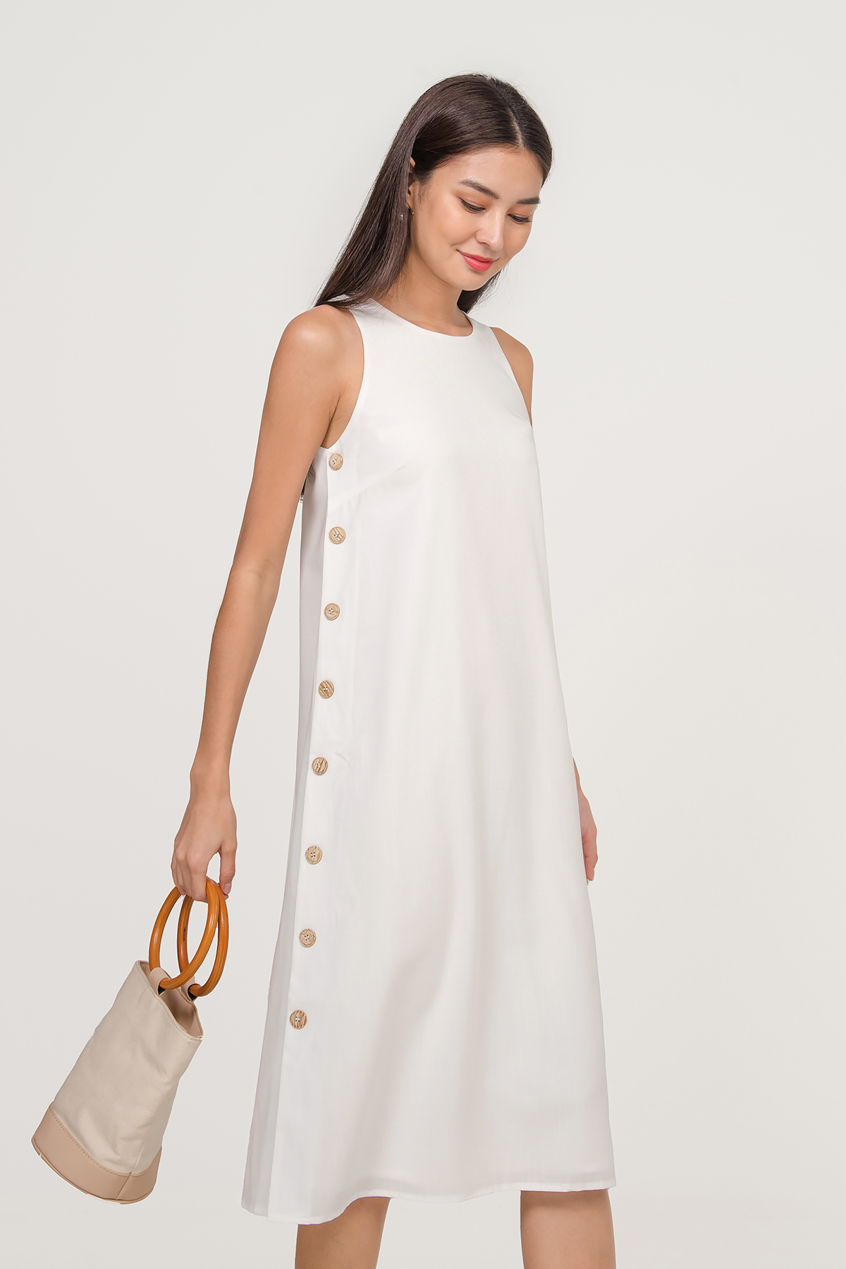 Fayth • Anette Side Button Down Dress