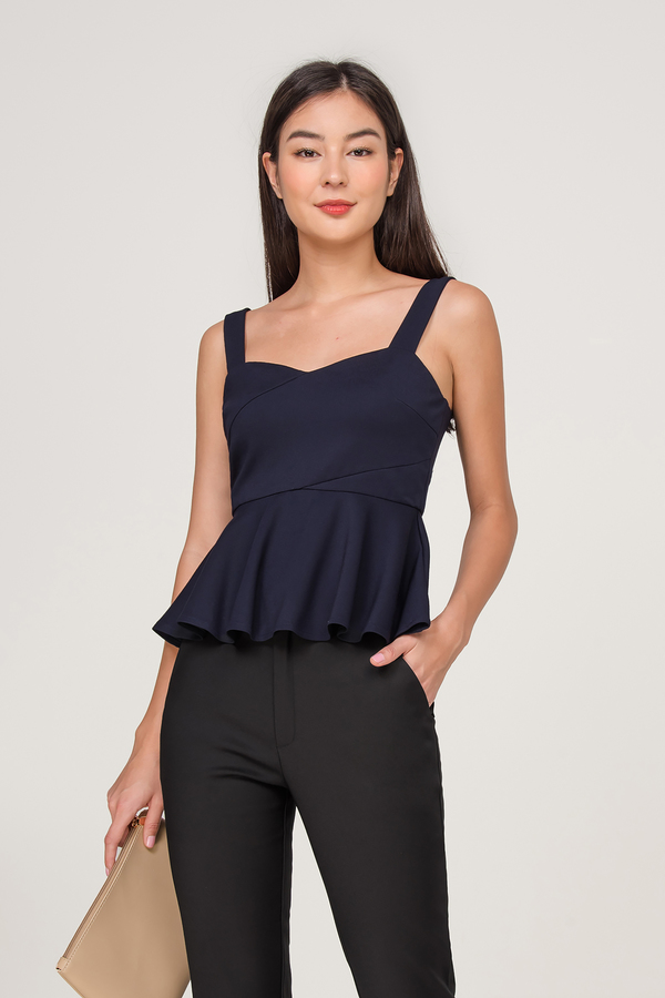 Ria Peplum Top