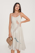Valley Pleated Midi Dress