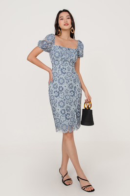 Krisy Lace Sleeve Dress