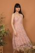 Narelle Lace Tiered Midi Dress