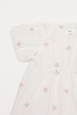 KIDS Emery Embroidered Sleeved Dress