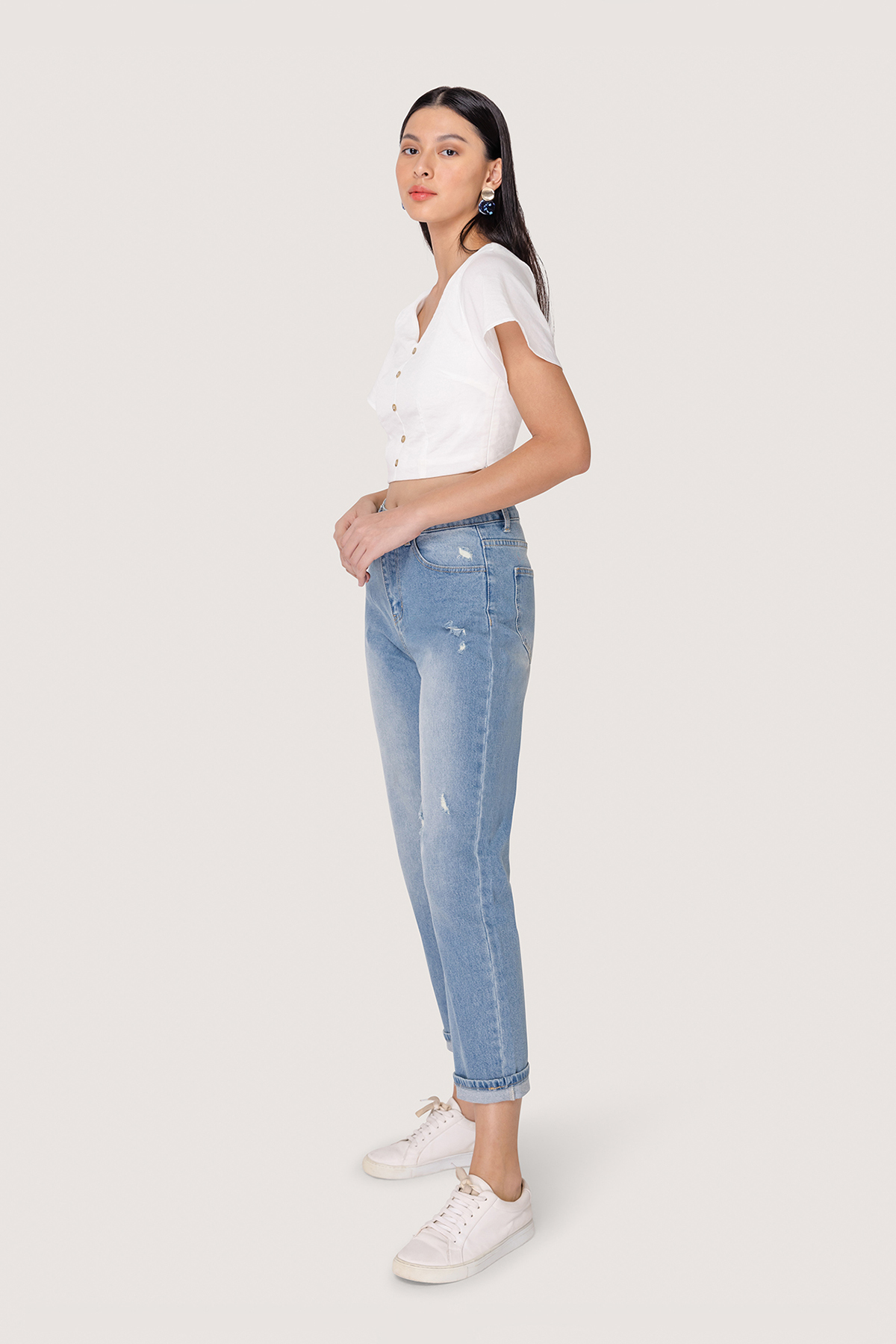 Fayth • Breana Denim Straight Leg Jeans