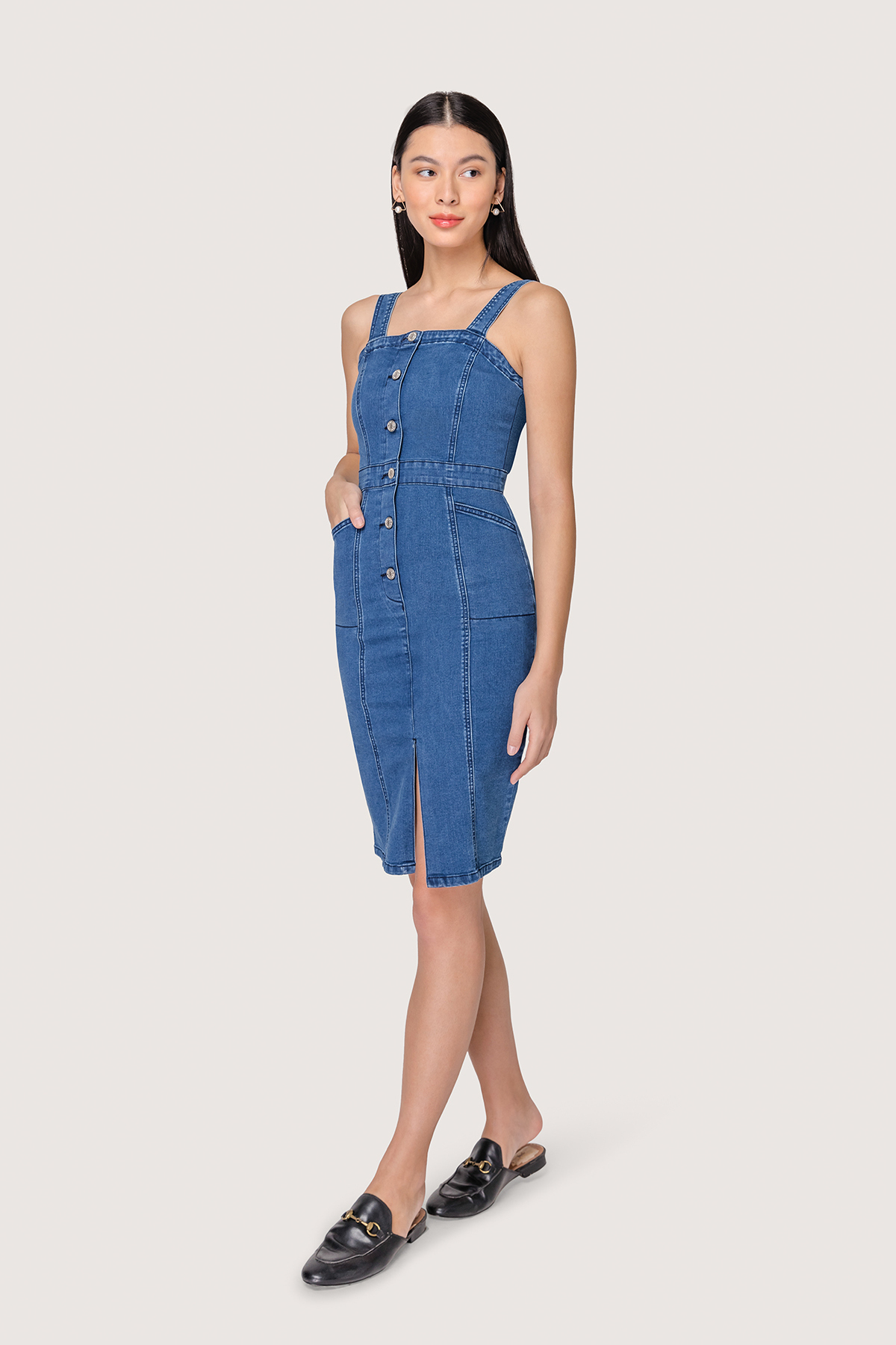 Fayth • Tina Denim Pencil Dress