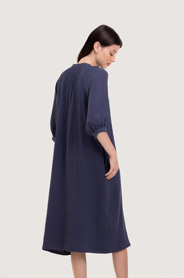 Willa Balloon Sleeve Pocket Dress