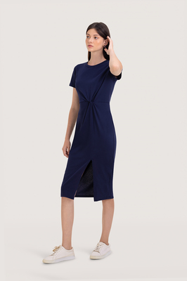 Robbyn Knotted Midi Dress