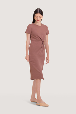 Robbyn Knotted Midi Dress