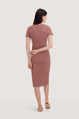Robbyn Knotted Midi Dress