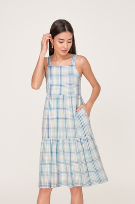 Harbour Gingham Summer Tiered Dress