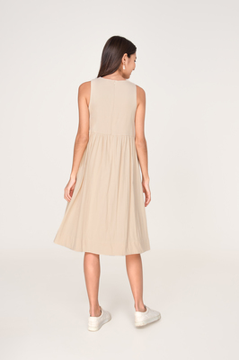 Yuri Babydoll Midi Dress