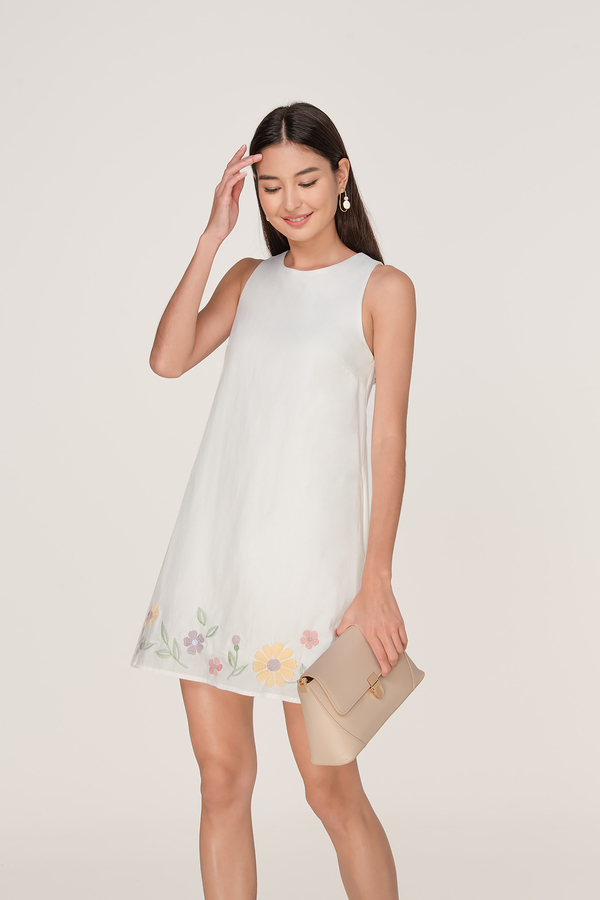 Rosewood Embroidered Shift Dress