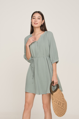Willa Balloon Sleeve Kaftan Dress