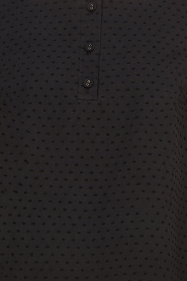 Elli Dotted Button Top