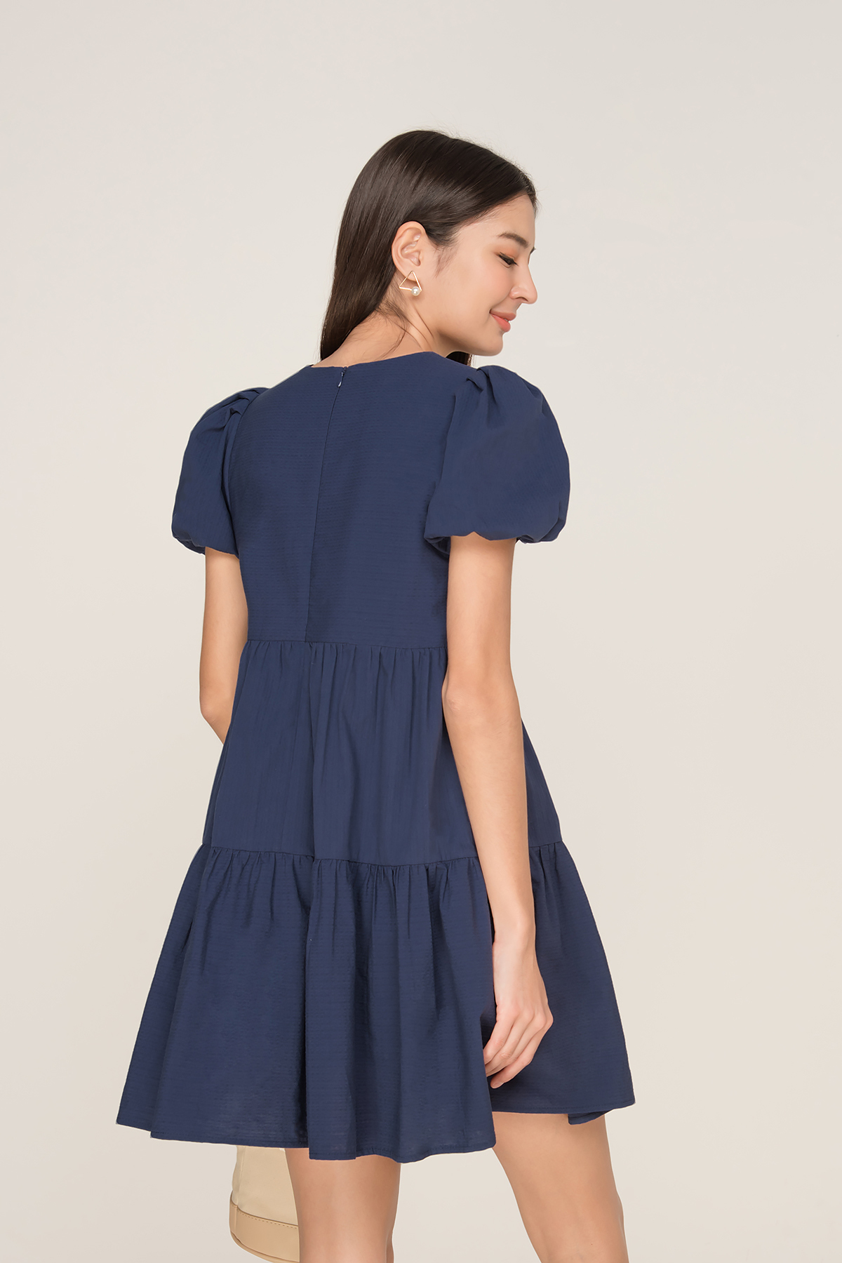 Fayth • Alba Puff Sleeve Babydoll Dress