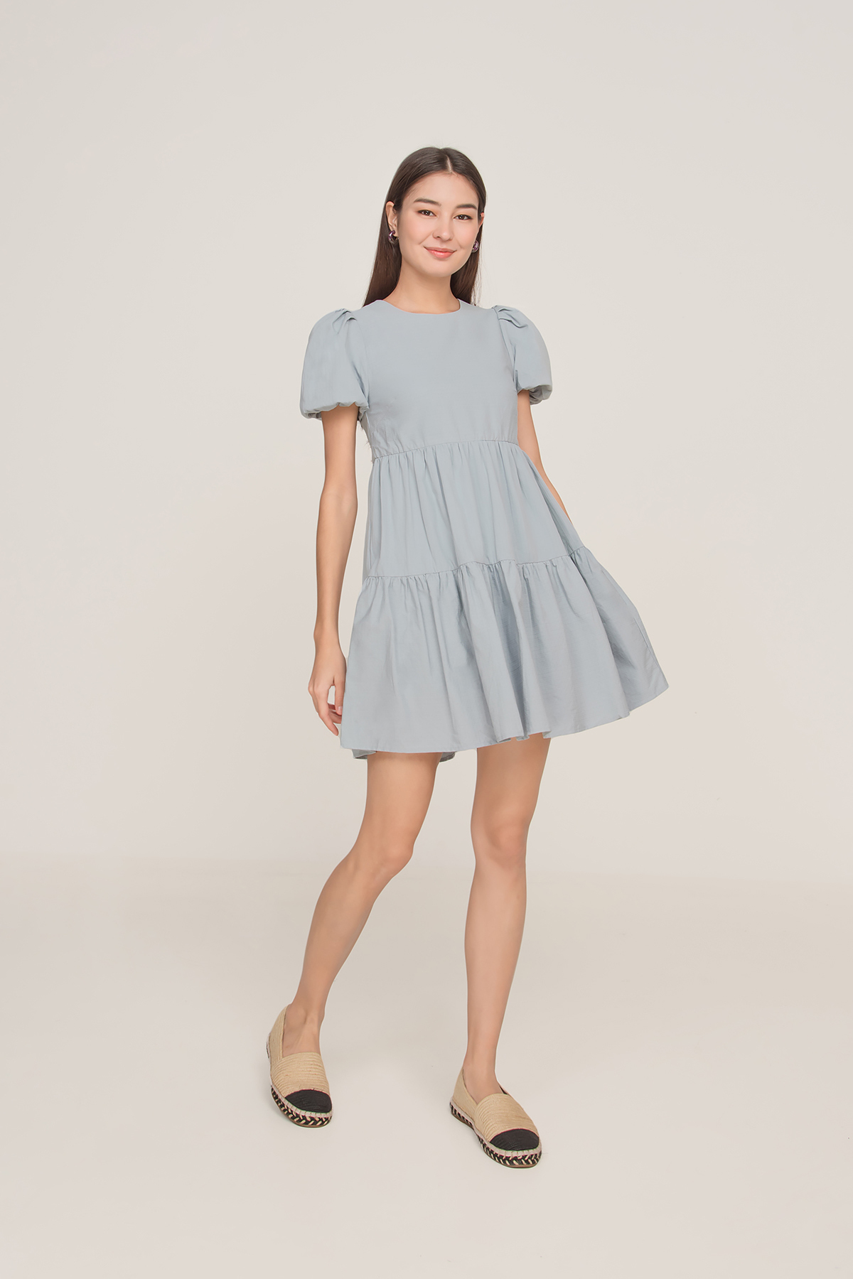 Fayth • Alba Puff Sleeve Babydoll Dress