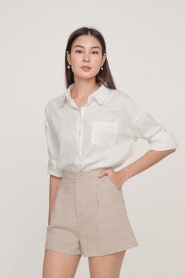 Shay Textured Shorts