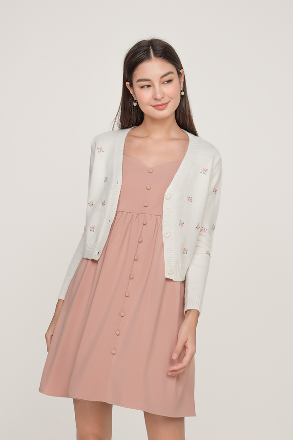 Emery Embroidered Knit Cardigan