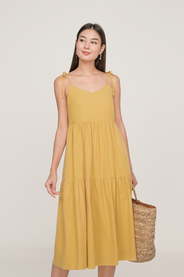 Sadie Pocket Tiered Midi Dress