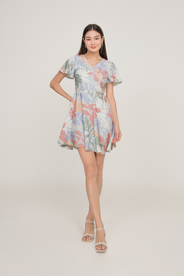 Verdure Flutter Sleeve Dress