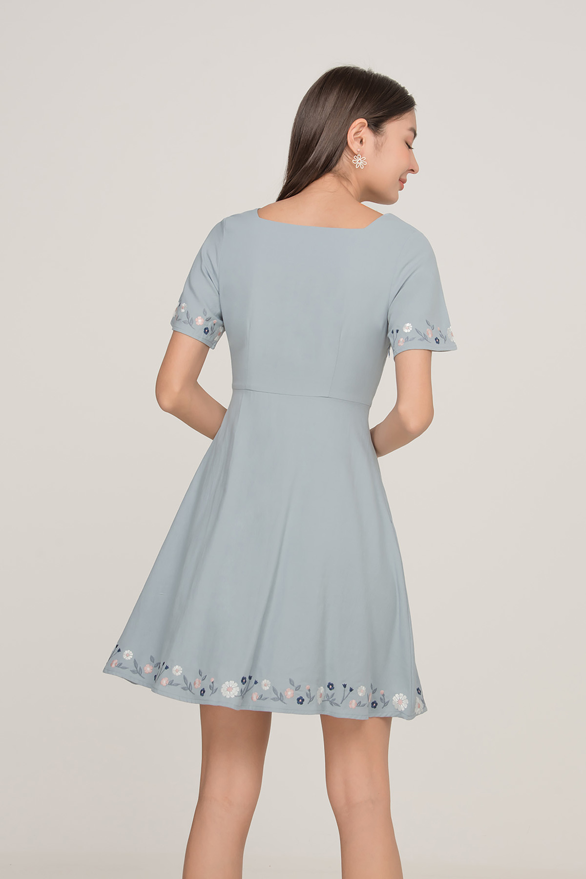 drop waist skater dress