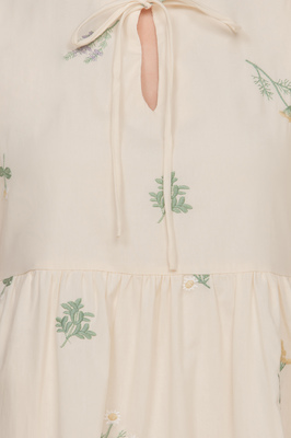 Lyvia Embroidered Pocket Midi Dress