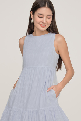 Emilee Pocket Tiered Midi Dress
