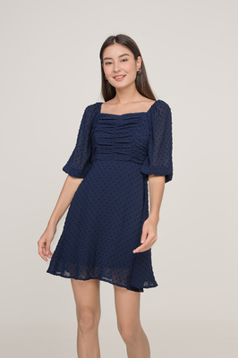 Ivie Sweetheart Ruched Dress